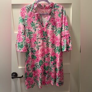 Lilly Pulitzer Hayes Dress in Conch Shell Pink Koala La La